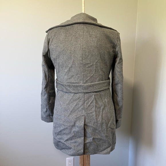 Calvin Klein Wool Trench Coat - Picture 2 of 8